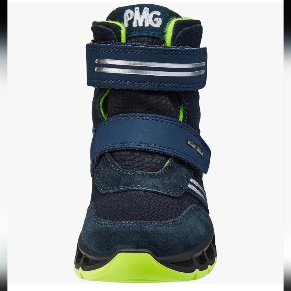 Primigi Boys Gore-Tex Hiker Boot Navy & Lime Nwt Size 7 (39)